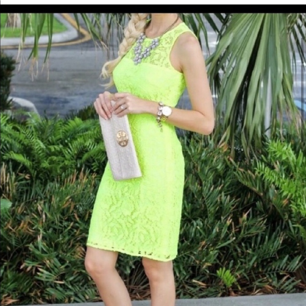 {J.Crew} Lace sheath dress from the J. crew BL Collection